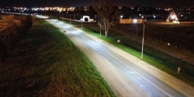 Corredor vial en Corrientes con nueva urbanización e iluminación aportada por Vialidad y el Desarrollo Social de Nación