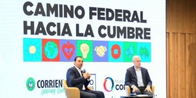  Junto a Larreta, el gobernador Valdés llamó a la "lucha conjunta" contra el cambio climático