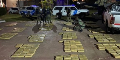  Megaoperativo en Corrientes: secuestraron una tonelada de droga y detuvieron a un hombre