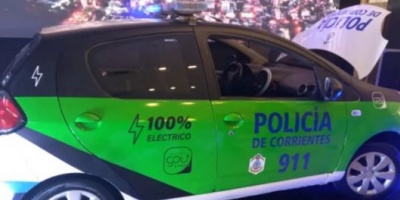  Corrientes: presentaron el primer patrullero eléctrico que será utilizado por la Policía